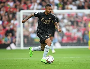 Manchester United V Arsenal 2022-23 Prints: Gabriel Jesus in Action: Manchester United vs. Arsenal, Premier League 2022-23