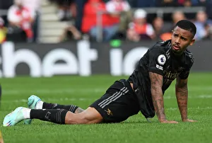 Gabriel Jesus in Action: Southampton vs. Arsenal, Premier League 2022-23