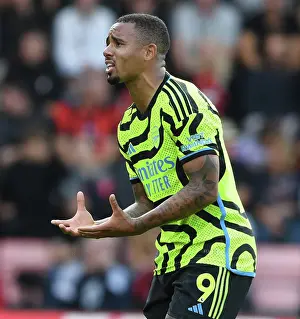 Gabriel Jesus: Arsenal's Radiant Forward Dazzles in Premier League Victory at AFC Bournemouth, 2023-24