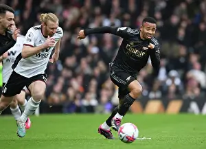 Gabriel Jesus Dashes Past Fulham's Tim Ream: Arsenal vs Fulham, Premier League 2022-23