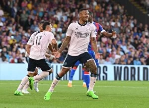 Crystal Palace v Arsenal 2022-23 Collection: Gabriel Jesus Debut Goal: Arsenal Secures Win Against Crystal Palace in 2022-23 Premier League
