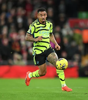 Gabriel Jesus Faces Off Against Liverpool: Arsenal vs. Liverpool, Premier League 2023-24