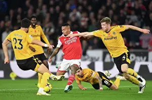 Gabriel Jesus Faces Pressure: Wolverhampton Wanderers vs. Arsenal FC, Premier League 2022-23