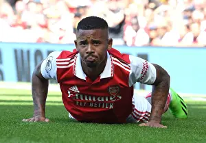 Gabriel Jesus Goes Head-to-Head with Leicester City in the 2022-23 Premier League Showdown