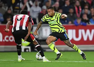 Gabriel Jesus Leads Arsenal to Carabao Cup Victory over Brentford, 2023-24