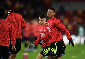 Gabriel Jesus Prepares for Brentford vs Arsenal Premier League Clash (2023-24)
