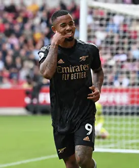 Gabriel Jesus Scores Arsenal's Second Goal: Brentford 1-2 Arsenal (2022-23)