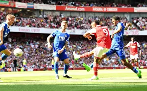 Gabriel Jesus Scores First Arsenal Goal: Arsenal FC vs Leicester City, Premier League 2022-23