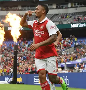 Gabriel Jesus Scores First Arsenal Goal in Pre-Season Friendly Against Everton, Baltimore 2022