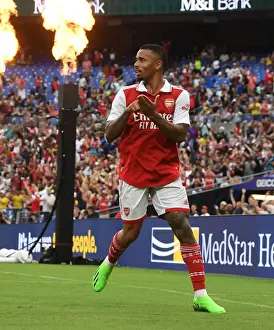 Gabriel Jesus Scores First Arsenal Goal: Pre-Season Win Against Everton (2022-23)
