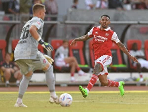 Images Dated 8th July 2022: Gabriel Jesus Shines: Arsenal Triumphs Over 1. FC Nürnberg in Pre-Season Clash