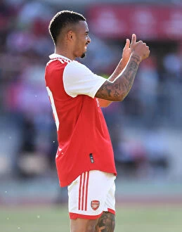Images Dated 8th July 2022: Gabriel Jesus Shines in Arsenal's Pre-Season Victory over 1. FC Nürnberg