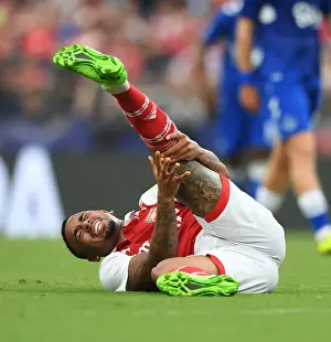 Arsenal V Everton - Pre Season 2022-23 Prints: Gabriel Jesus Shines: Arsenal's Star Performance Against Everton in Baltimore Pre-Season Clash