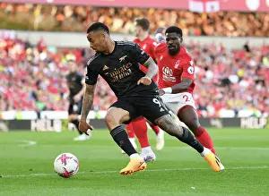 Nottingham Forest V Arsenal 2022-23 Prints: Gabriel Jesus Stars: Arsenal Secures Thrilling Premier League Victory over Nottingham Forest