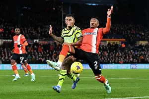 Gabriel Jesus vs Gabriel Osho: Intense Clash in Luton Town vs Arsenal FC Premier League Match, 2023-24