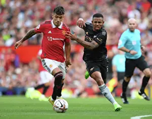 Gabriel Jesus vs. Lisandro Martinez: Battle at Old Trafford - Premier League Showdown, Manchester United vs. Arsenal FC, 2022-23