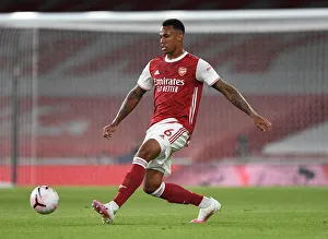 Gabriel Magalhaes in Action: Arsenal vs. West Ham United (2020-21) - Premier League Showdown at Emirates Stadium