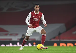Gabriel Magalhaes in Action: Arsenal vs. Wolverhampton Wanderers (Premier League 2020-21)