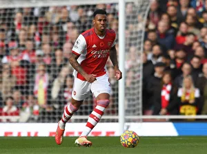 Gabriel Magalhaes in Action: Arsenal vs. Watford, Premier League 2021-22