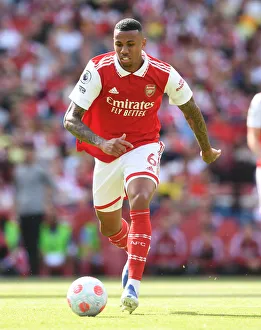 Gabriel Magalhaes in Action: Arsenal vs. Everton, Premier League 2021-22