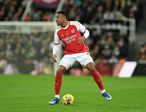 Newcastle United V Arsenal 2023-24 Prints: Gabriel Magalhaes in Action: Arsenal vs. Newcastle United, Premier League 2023-24