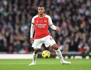 Gabriel Magalhaes in Action: Arsenal vs. Burnley, 2023-24 Premier League