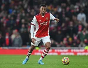 Gabriel Magalhaes in Action: Arsenal vs Burnley, Premier League 2021-22