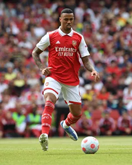 Gabriel Magalhaes in Action: Arsenal vs Everton, Premier League 2021-22
