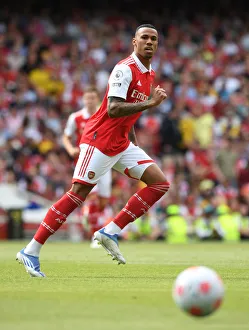 Gabriel Magalhaes in Action: Arsenal vs Everton, Premier League 2021-22