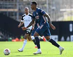 Gabriel Magalhaes in Action: Arsenal vs Fulham, Premier League 2020-21