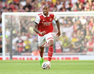 Gabriel Magalhaes in Action: Arsenal vs Fulham, 2022-23 Premier League