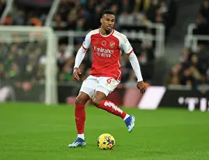 Gabriel Magalhaes in Action: Arsenal vs Newcastle United, Premier League 2023-24