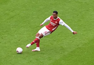 Arsenal V Sheffield United 2020-21 Prints: Gabriel Magalhaes in Action: Arsenal vs Sheffield United (2020-21)