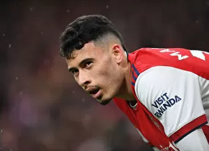 Images Dated 11th December 2021: Gabriel Magalhaes in Action: Arsenal vs Southampton, Premier League 2021-22