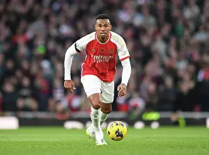Gabriel Magalhaes in Action: Arsenal's Defensive Masterclass vs. Burnley, Premier League 2023-24