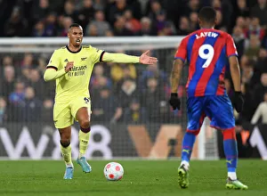 Gabriel Magalhães in Action: Crystal Palace vs. Arsenal, Premier League 2021-22