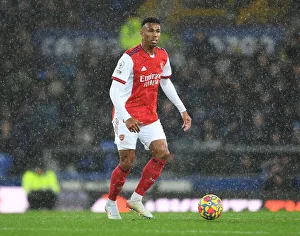 Gabriel Magalhaes in Action: Everton vs Arsenal, Premier League 2020-21