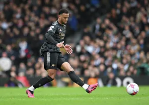 Gabriel Magalhaes in Action: Fulham vs. Arsenal, Premier League 2022-23