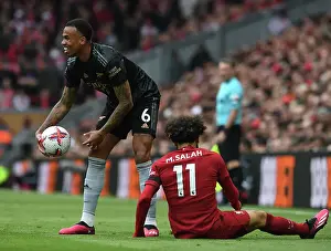 Gabriel Magalhaes Faces Off Against Liverpool in the 2022-23 Premier League Clash
