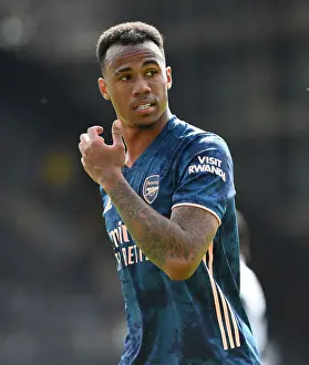 Gabriel Magalhaes Focuses in Arsenal's Victory over Fulham (Fulham vs Arsenal, 2020-21 Premier League)