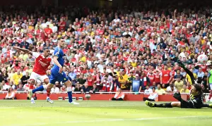 Arsenal V Everton 2021-22 Prints: Gabriel Magalhaes Scores Arsenal's Fourth Goal: Arsenal 4-0 Everton (Emirates Stadium)