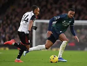 Gabriel Magalhaes Shuts Down Bobby De Cordova-Reid in Fulham vs. Arsenal Premier League Clash (2023-24)