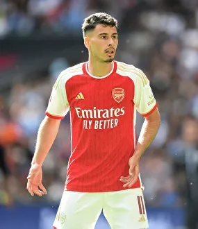 Gabriel Martinelli at the 2023-24 Community Shield: Arsenal vs. Manchester City