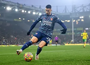 Norwich City V Arsenal 2021-22 Prints: Gabriel Martinelli in Action: Norwich City vs Arsenal, Premier League 2021-22