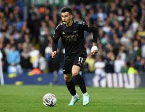 Leeds United V Arsenal 2022-23 Prints: Gabriel Martinelli in Action: Premier League 2022-23 - Arsenal vs. Leeds United