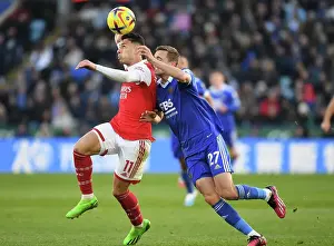 Gabriel Martinelli Breaks Past Timothy Castagne: Leicester City vs. Arsenal FC, Premier League 2022-23