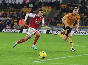 Gabriel Martinelli Breaks Past Wolves Max Kilman: Wolverhampton Wanderers vs Arsenal FC, Premier League 2022-23