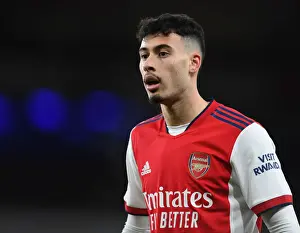 Arsenal V Liverpool Carabao Cup 2021-22 Prints: Gabriel Martinelli Gears Up: Arsenal's Star Prepares for Carabao Cup Clash Against Liverpool