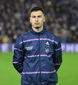 Gabriel Martinelli Readies for Arsenal's Clash against Brighton & Hove Albion (Premier League, December 2022)