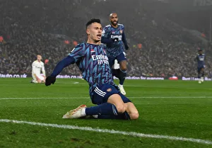 Leeds United V Arsenal 2021-22 Prints: Gabriel Martinelli Scores First Arsenal Goal